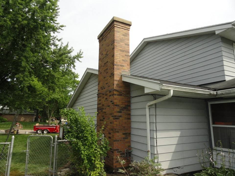 Photo of a chimney take in Dayton Ohio